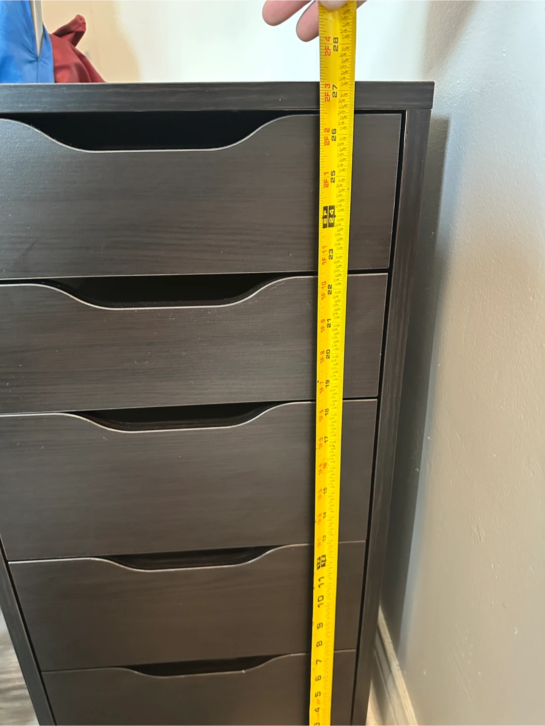 IKEA Alex Drawer Unit - Dark Brown - photo 2