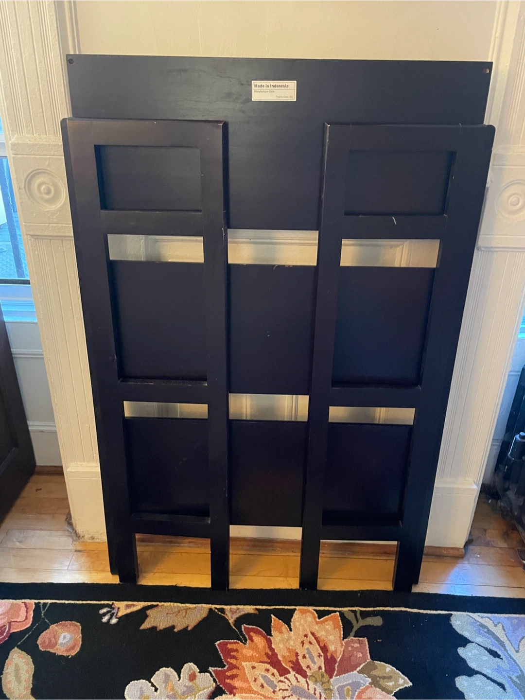 Black Wooden Bookshelf - photo 3