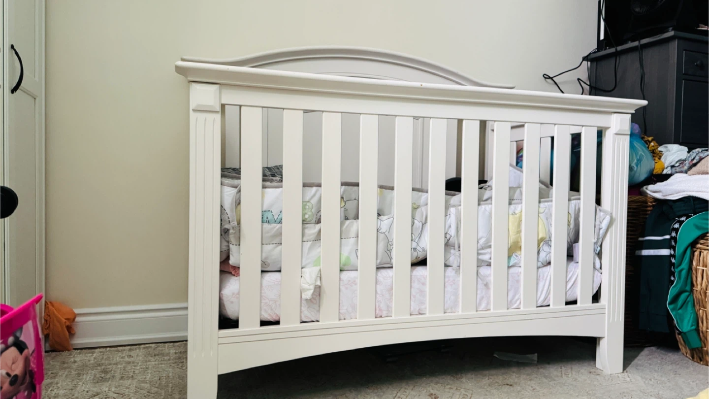 White Baby Crib