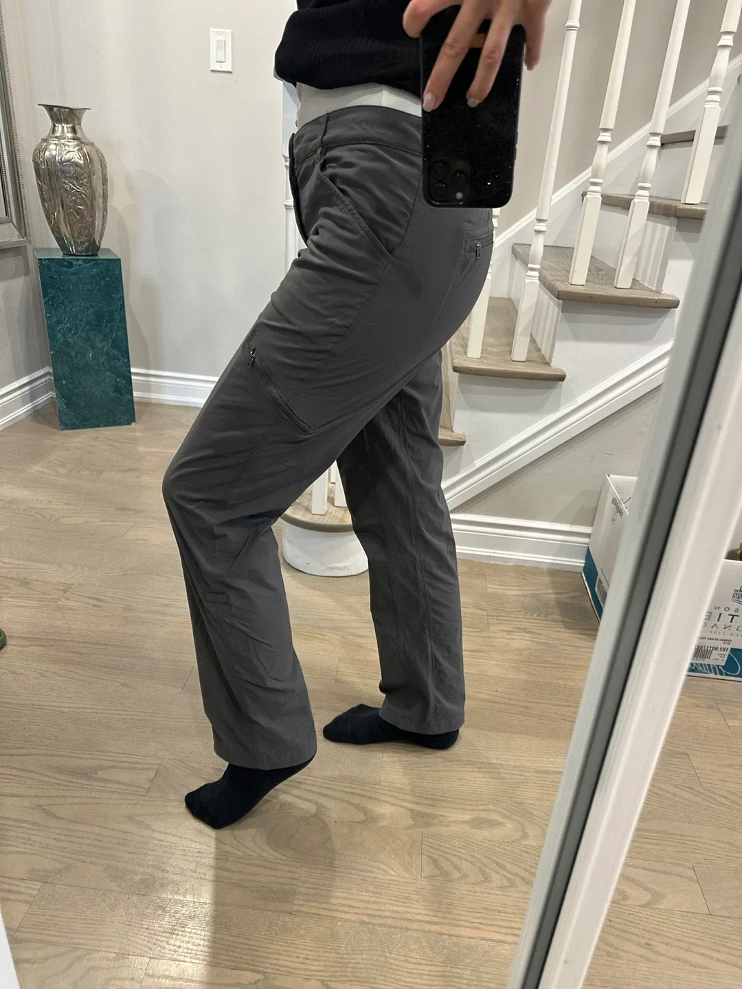 Patagonia Gray Hiking Pants - Size 8 thumbnail