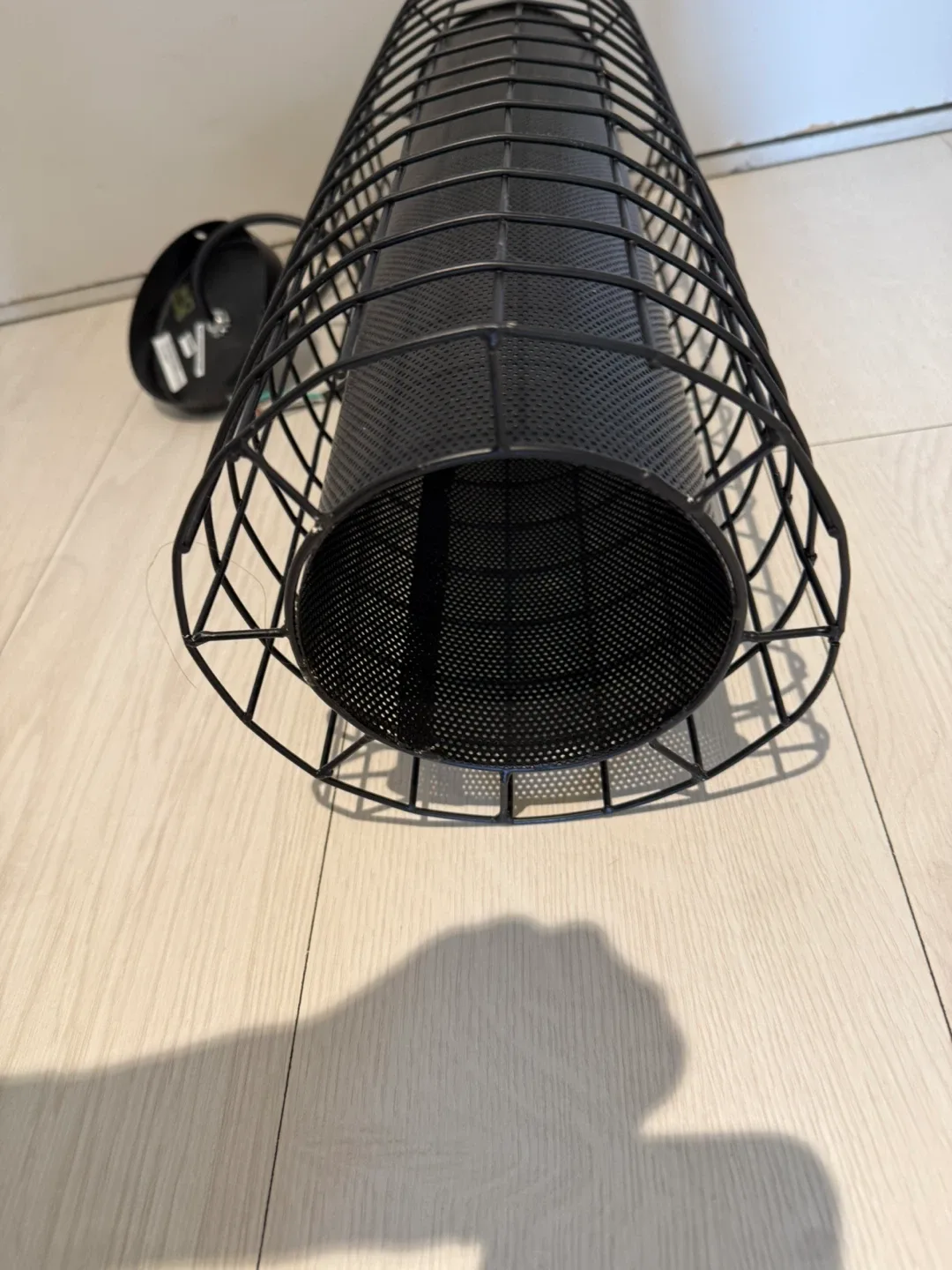 “LIKE NEW” Black Metal Cage Pendant Light image indicator(3)