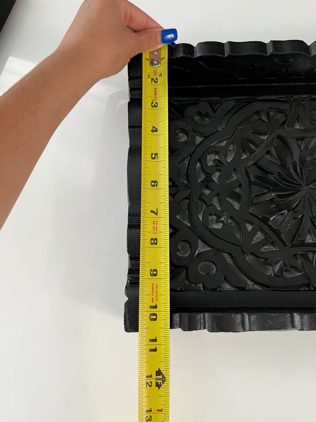 Black Wooden Tray - photo 4