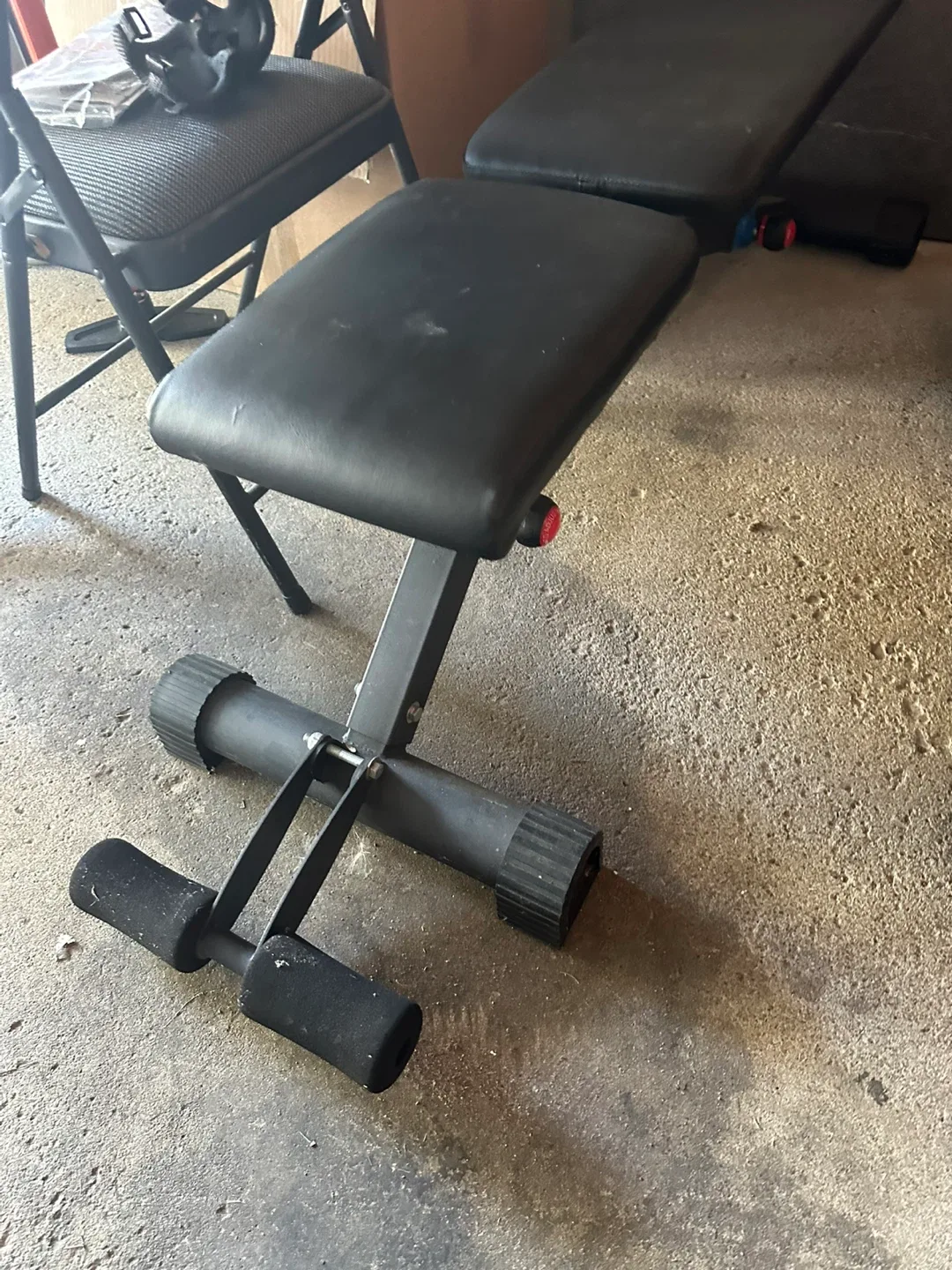 Adjustable Weight Bench & Dumbbells Set 52.5lbs image indicator(3)