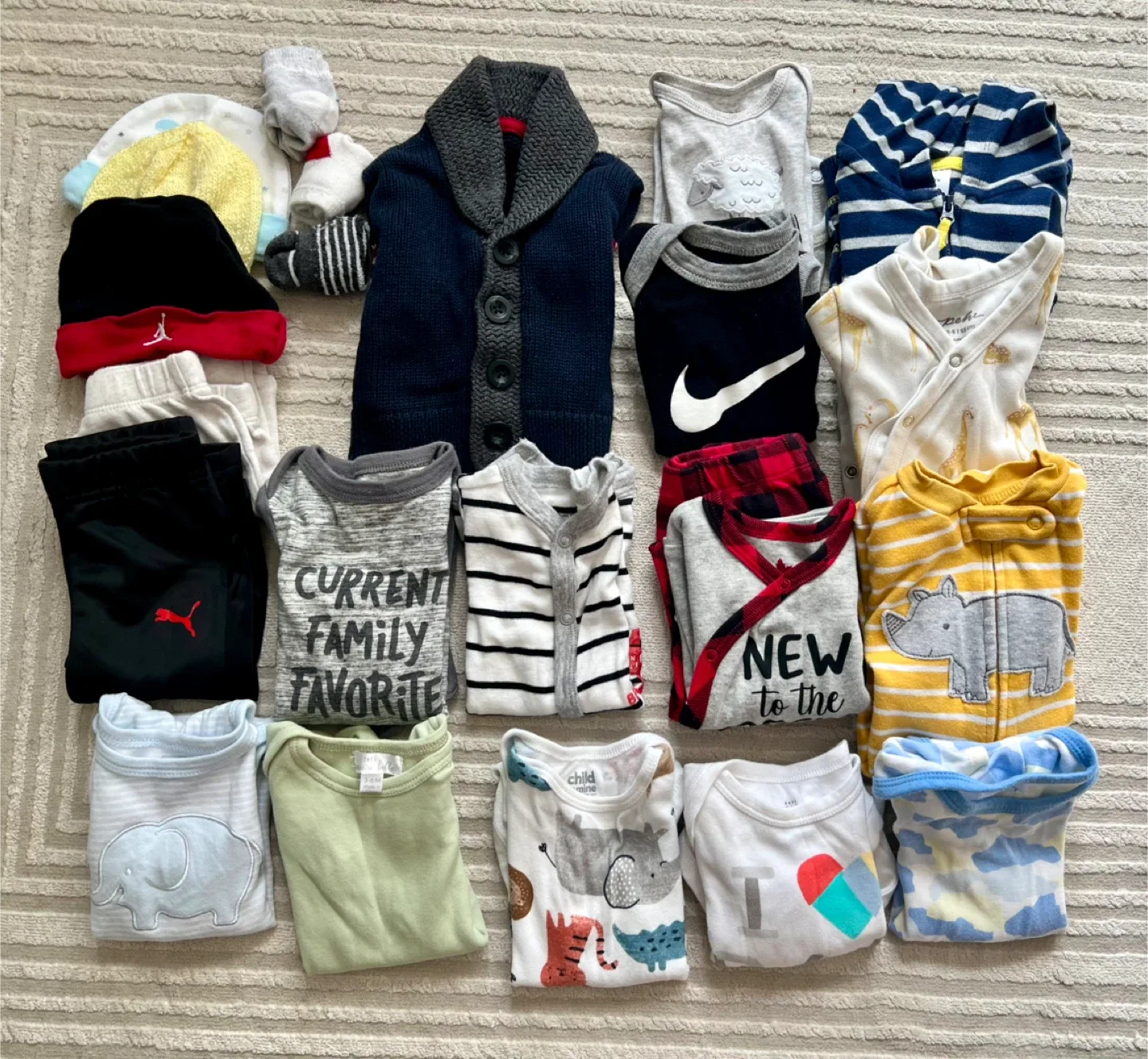 Mixed Baby Clothes Bundle - Newborn to 6 Months thumbnail