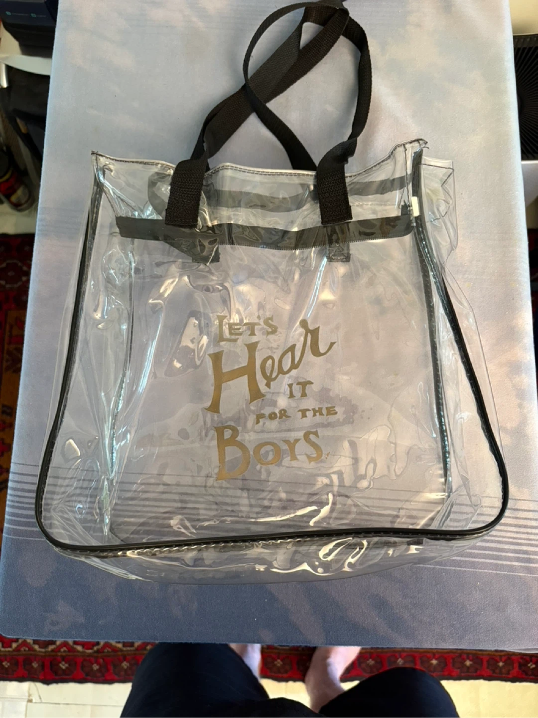 Clear Plastic Tote Bag
