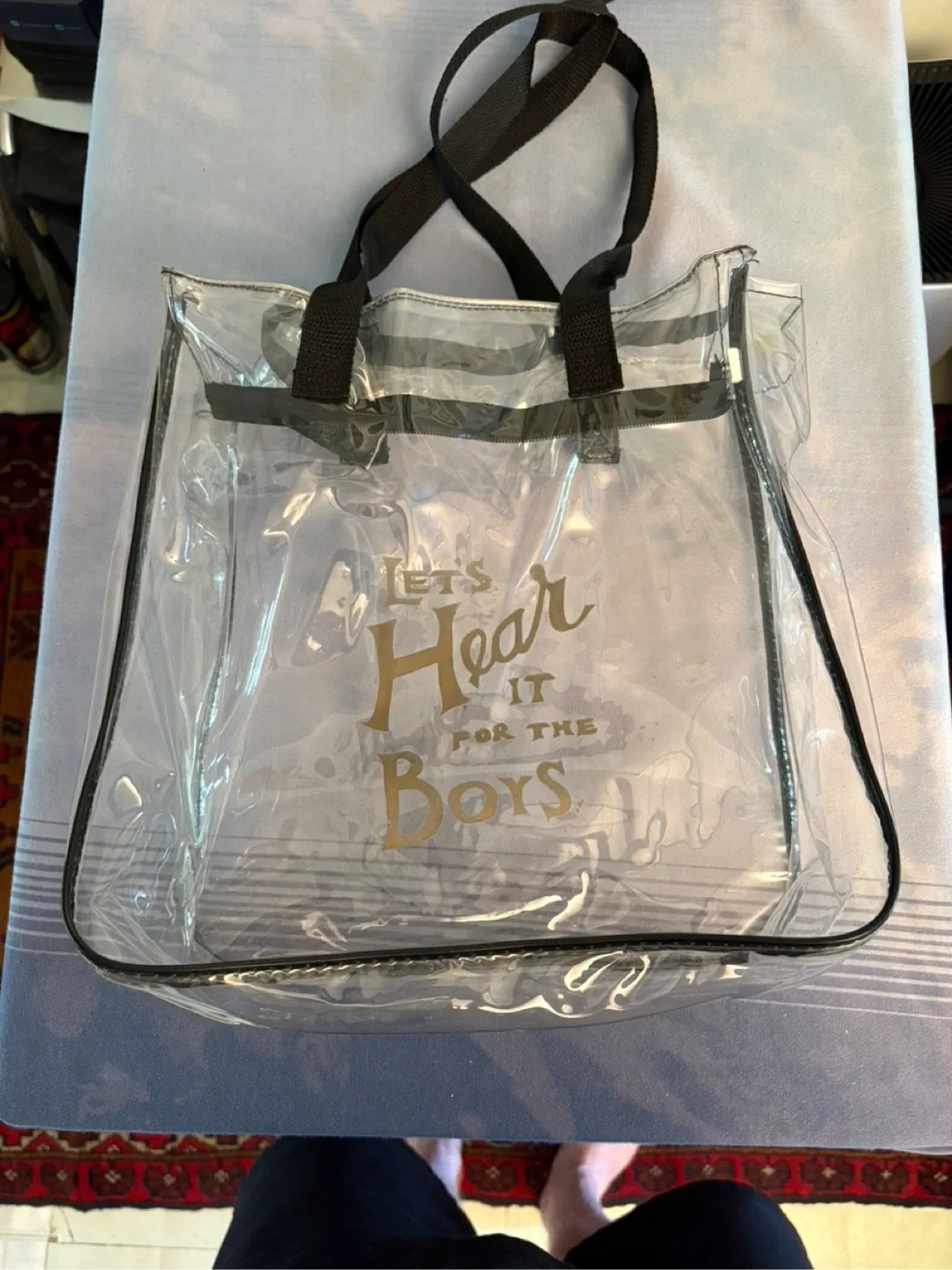 Clear Plastic Tote Bag thumbnail
