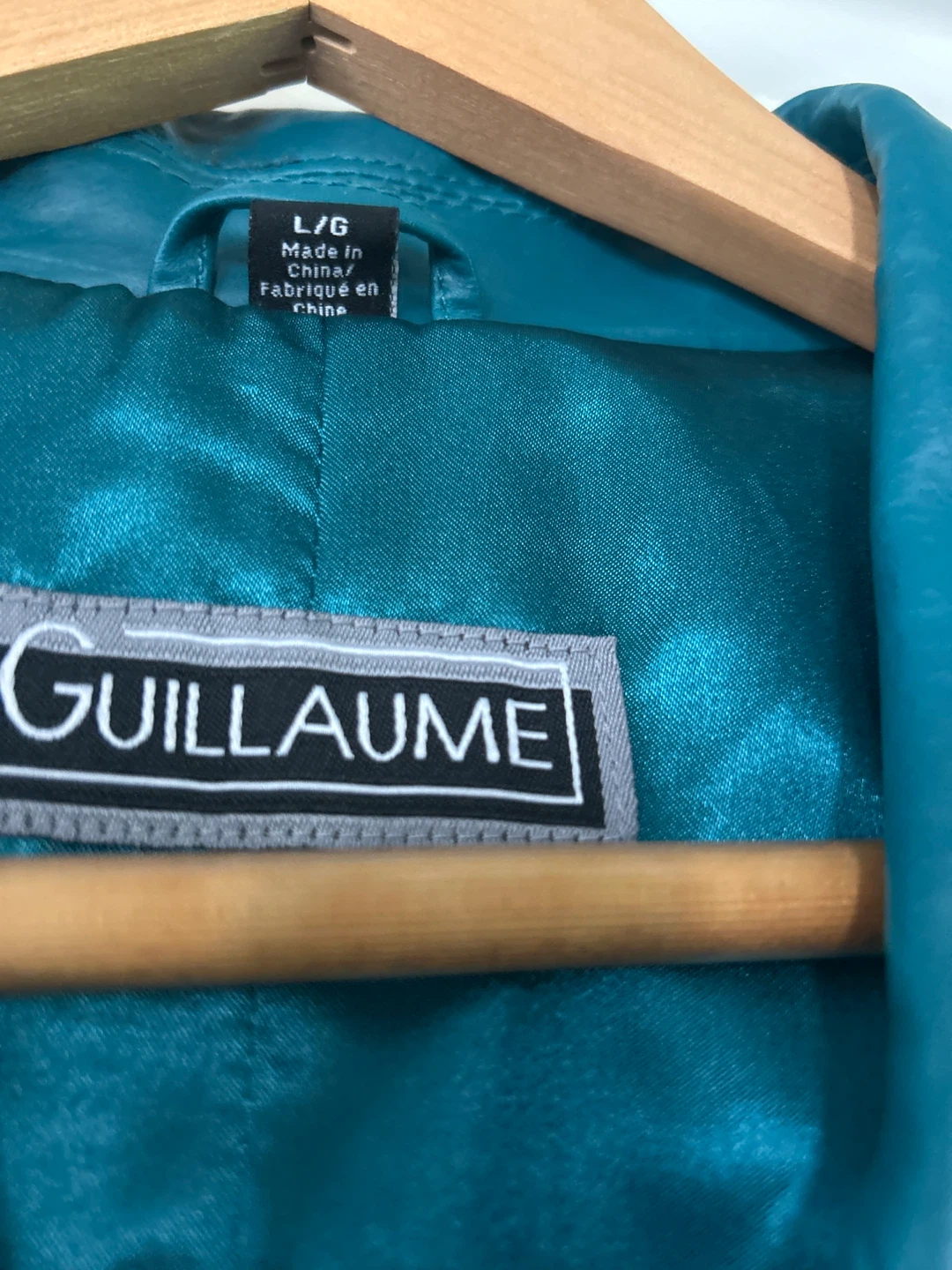 Guillaume Green Leather Jacket - Size L/G - photo 2
