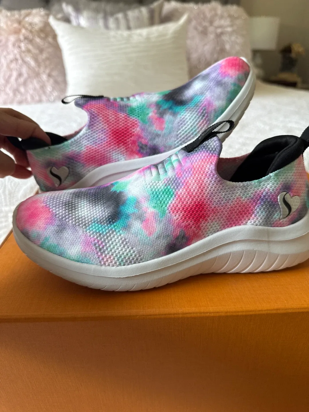 Skechers Slip-On Sneakers Tie-Dye For Girls thumbnail