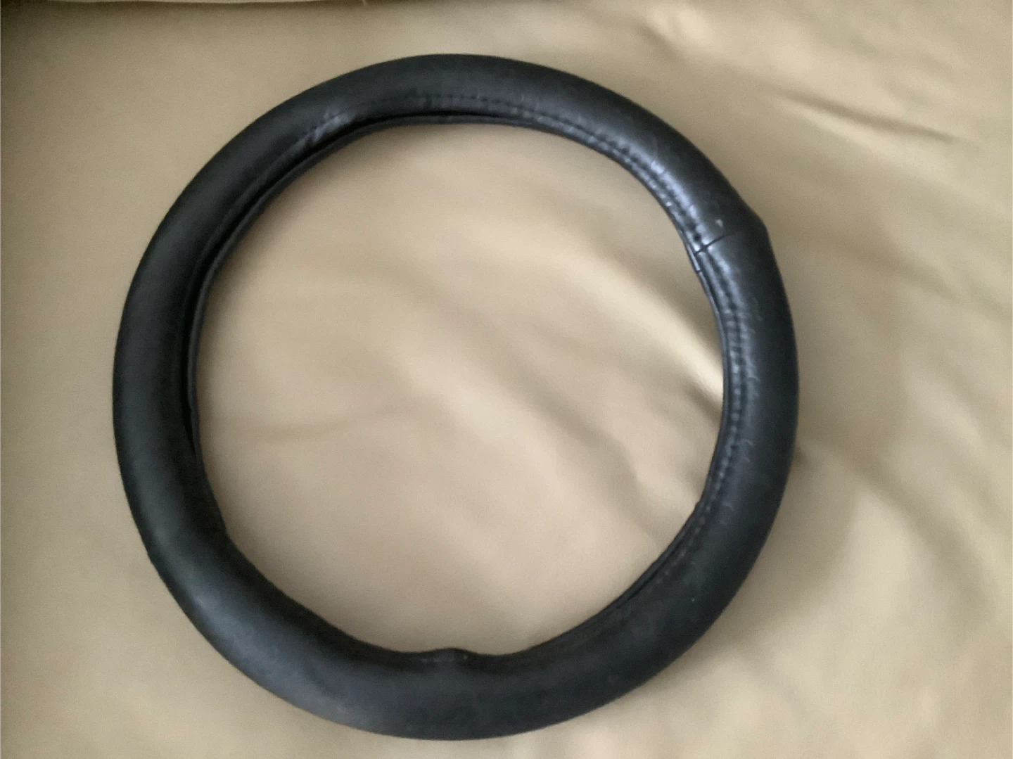 Disney Black Steering Wheel Cover - 38cm