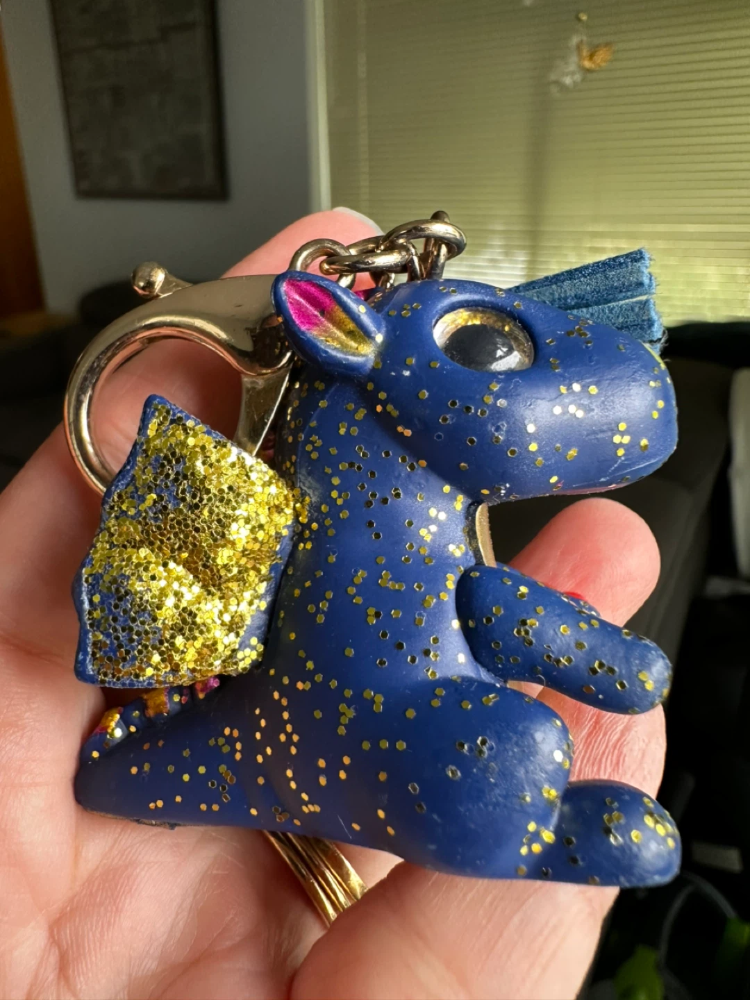 Ty Beanie Boo Dragon Keychain - photo 3