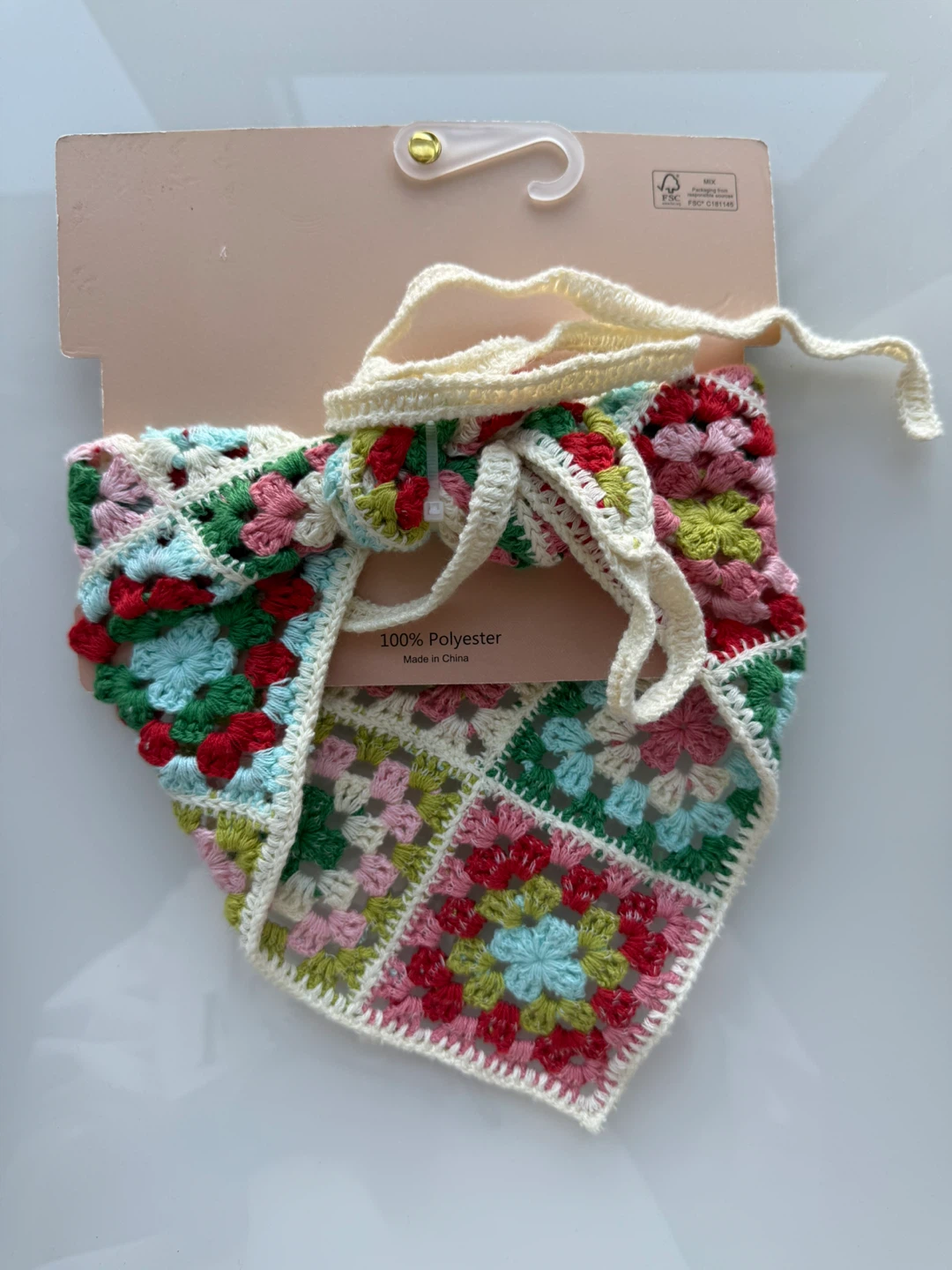 New Sunday State Crochet Bandana, Multicolor - photo 2
