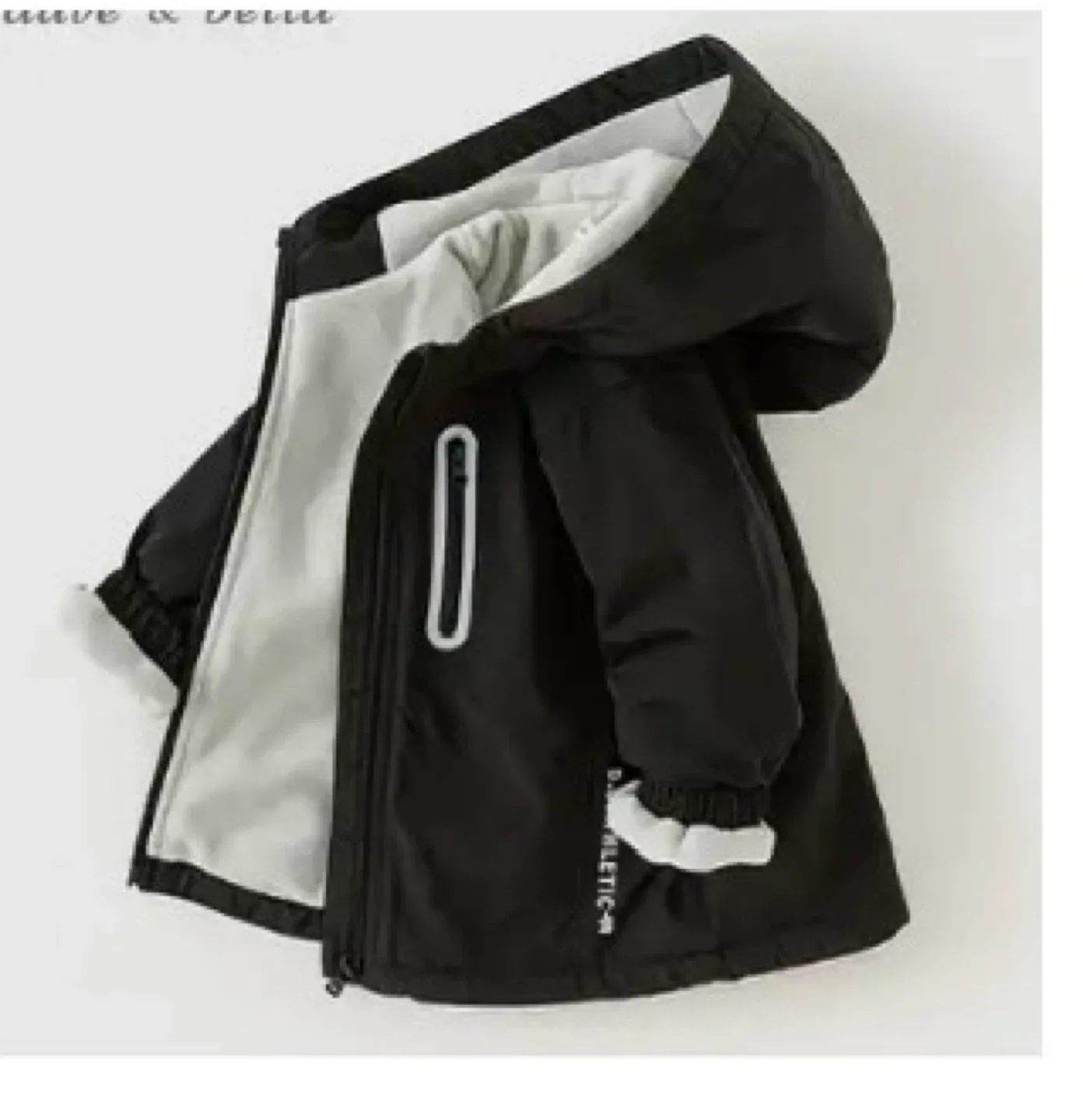 Black Boys' Jacket | Size 12–24 Months | Dave & Bella thumbnail