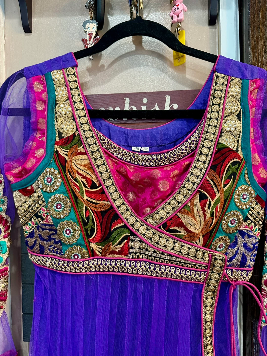 Purple Indian Dress Size 38 - photo 3