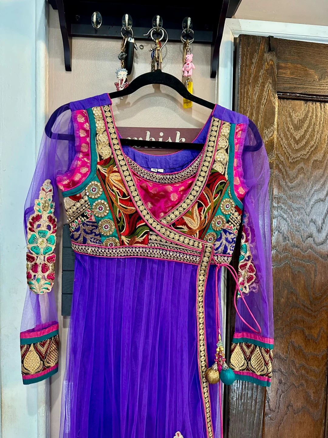 Purple Indian Dress Size 38 - photo 4
