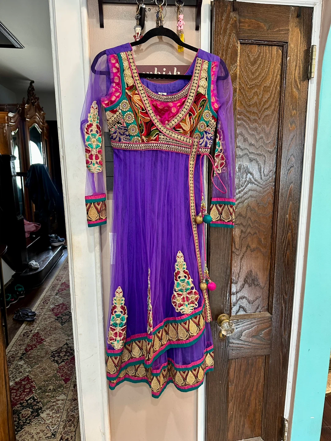 Purple Indian Dress Size 38