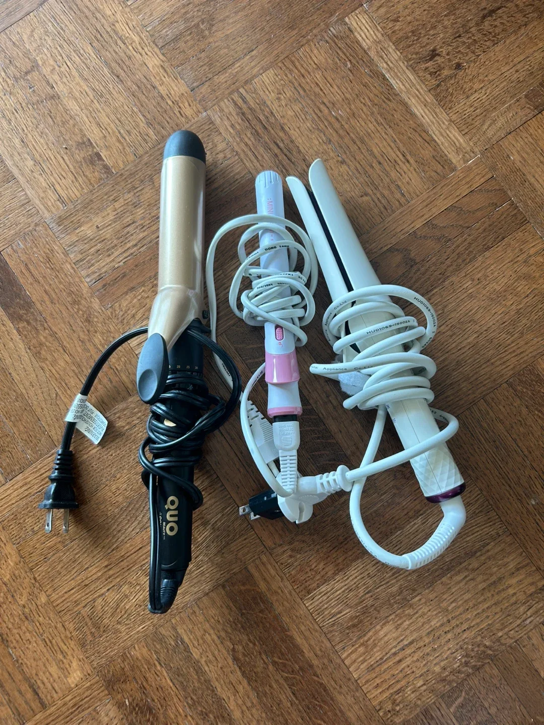 SET Curling iron, straightener, mini straightener