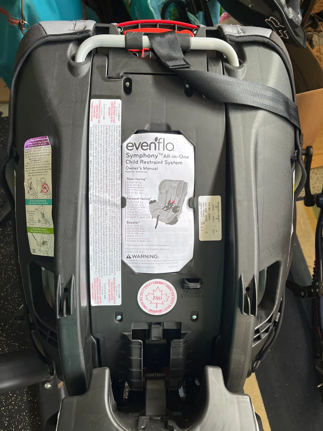 Evenflo Symphony All-in-One Car Seat - photo 3