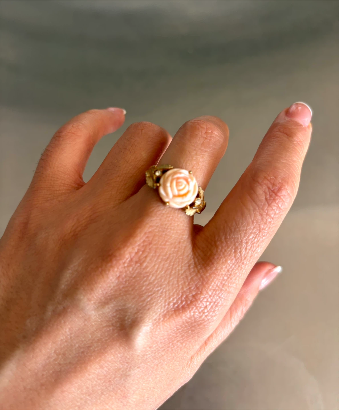 Avon vintage Serena Rose Ring, US size 6-7! 🥰 - photo 3