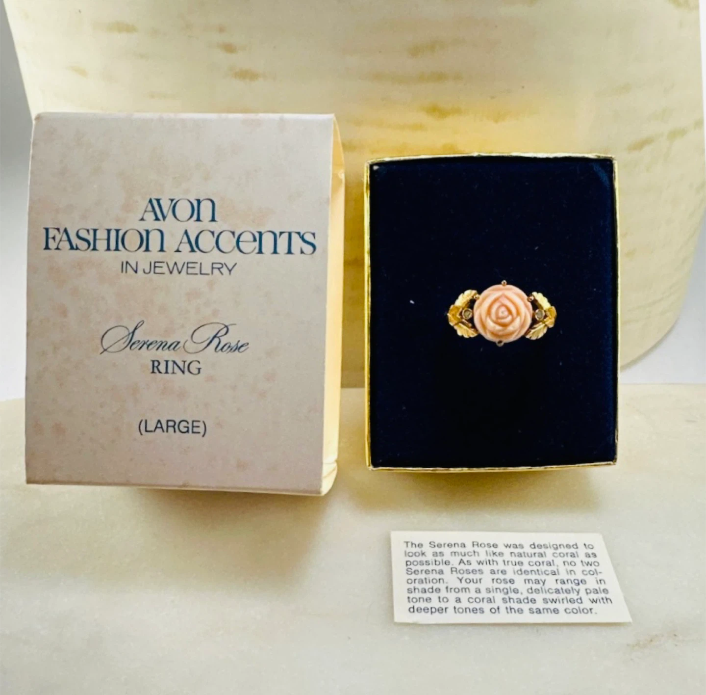 Avon vintage Serena Rose Ring, US size 6-7! 🥰 - photo 2