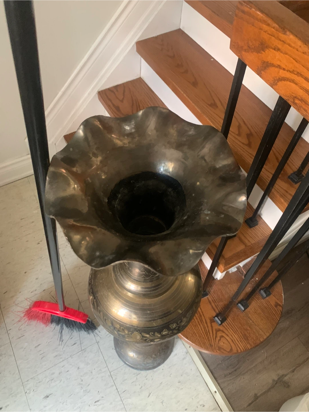 Large Decorative Brass Vase - photo 5