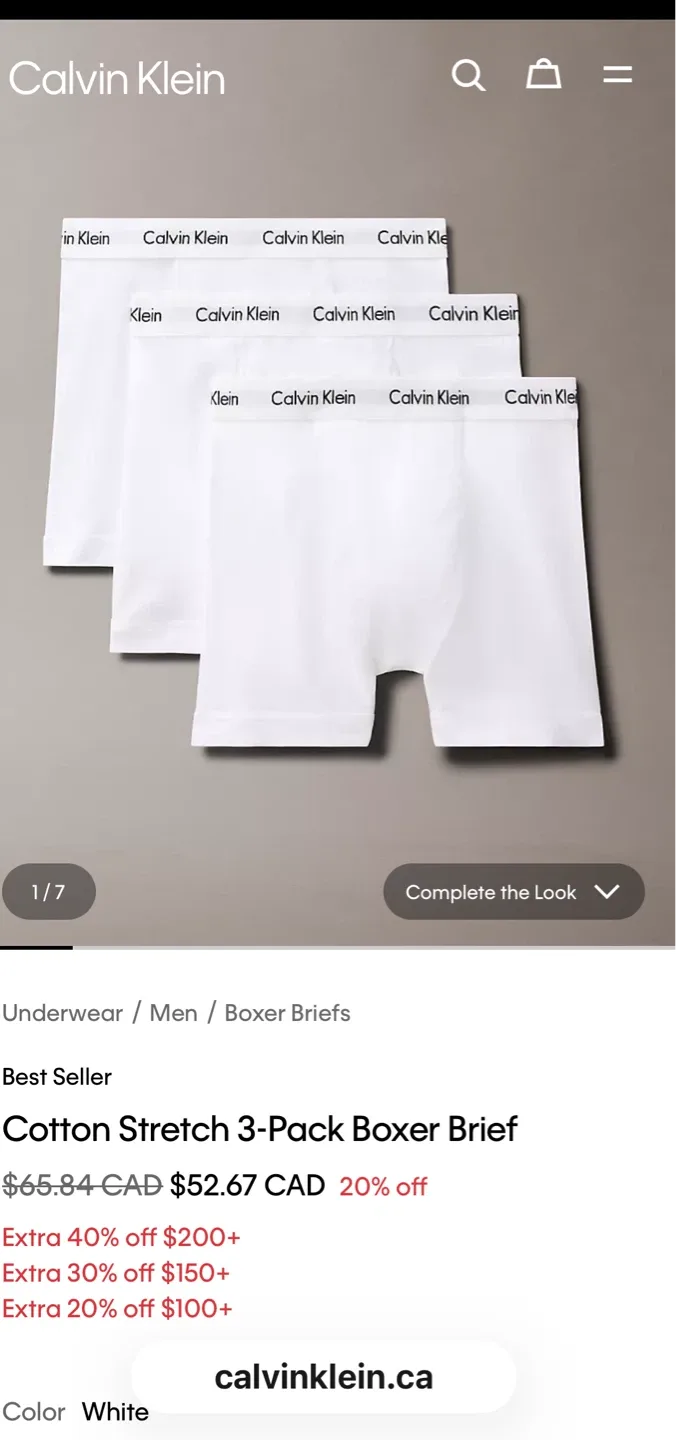 Calvin Klein Black Boxers - 3 Pack image indicator(6)