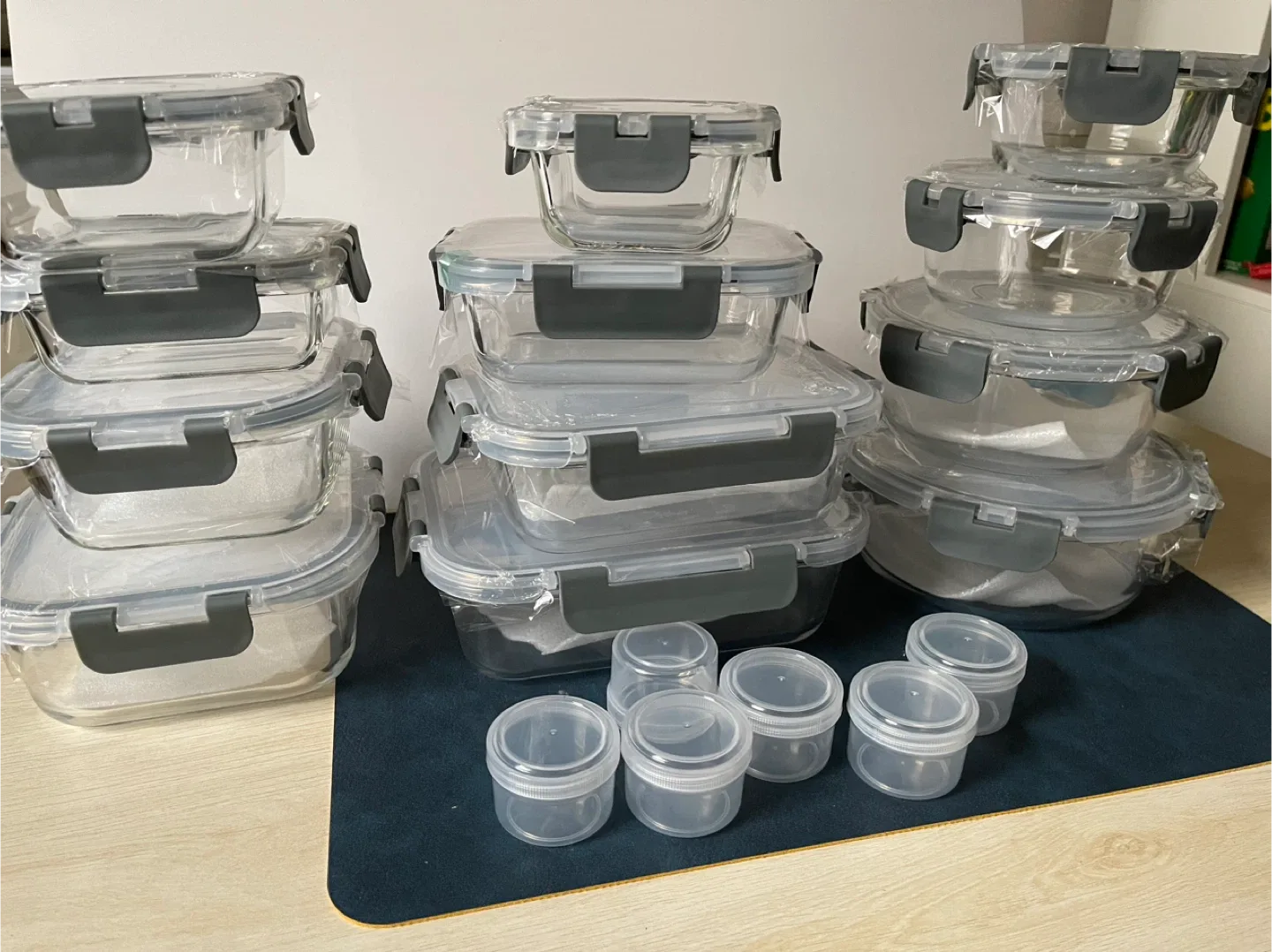 36pcs- Leakproof Glass Food Storage Containers Set (orig. 55) image indicator(4)