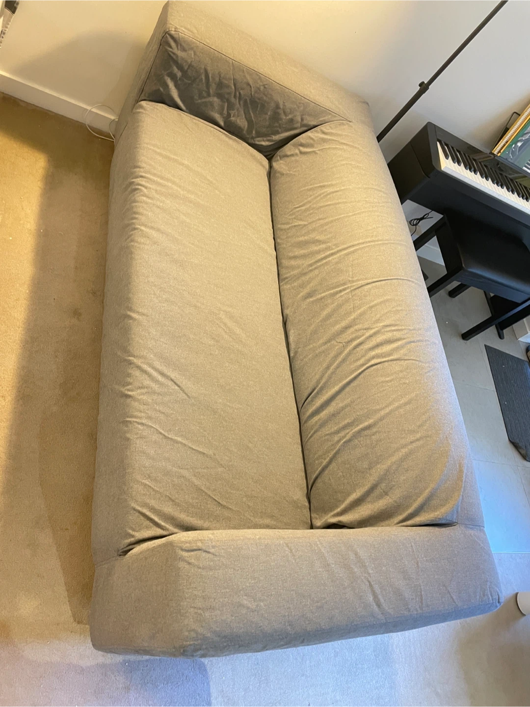 IKEA KLIPPAN  Sofa – Gray, Great Condition - photo 3