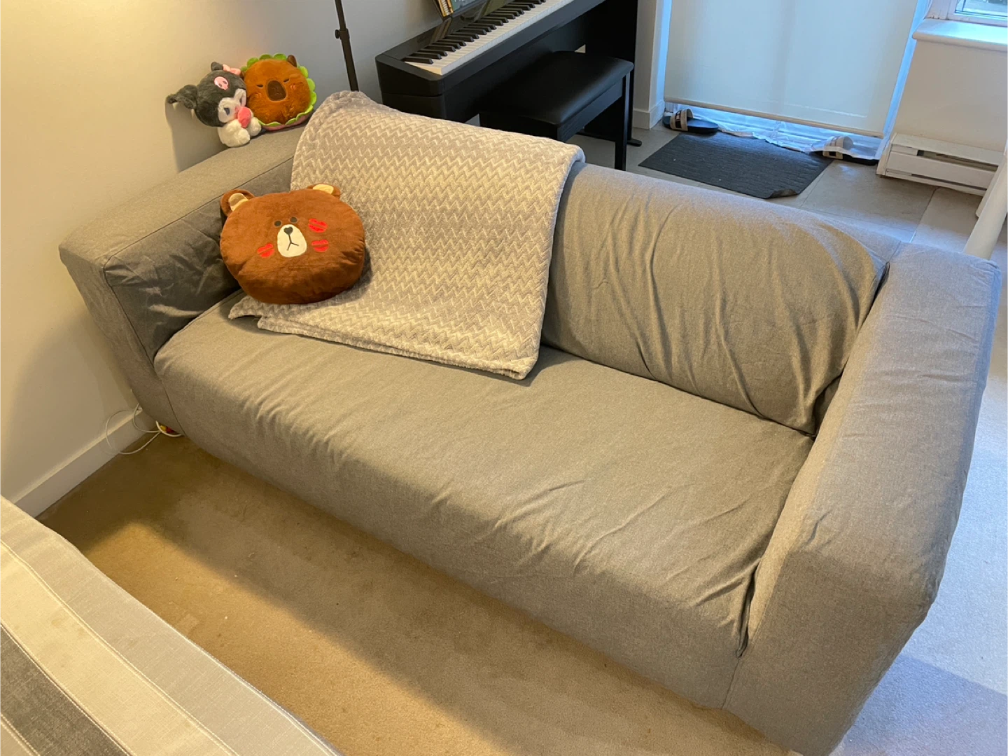 IKEA KLIPPAN  Sofa – Gray, Great Condition