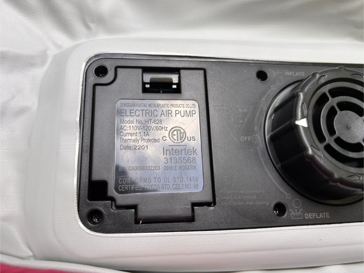 Etekcity Air Mattress with Electric Pump image indicator(5)