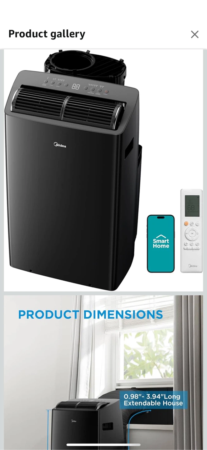 midea smart portable air conditioner - photo 3