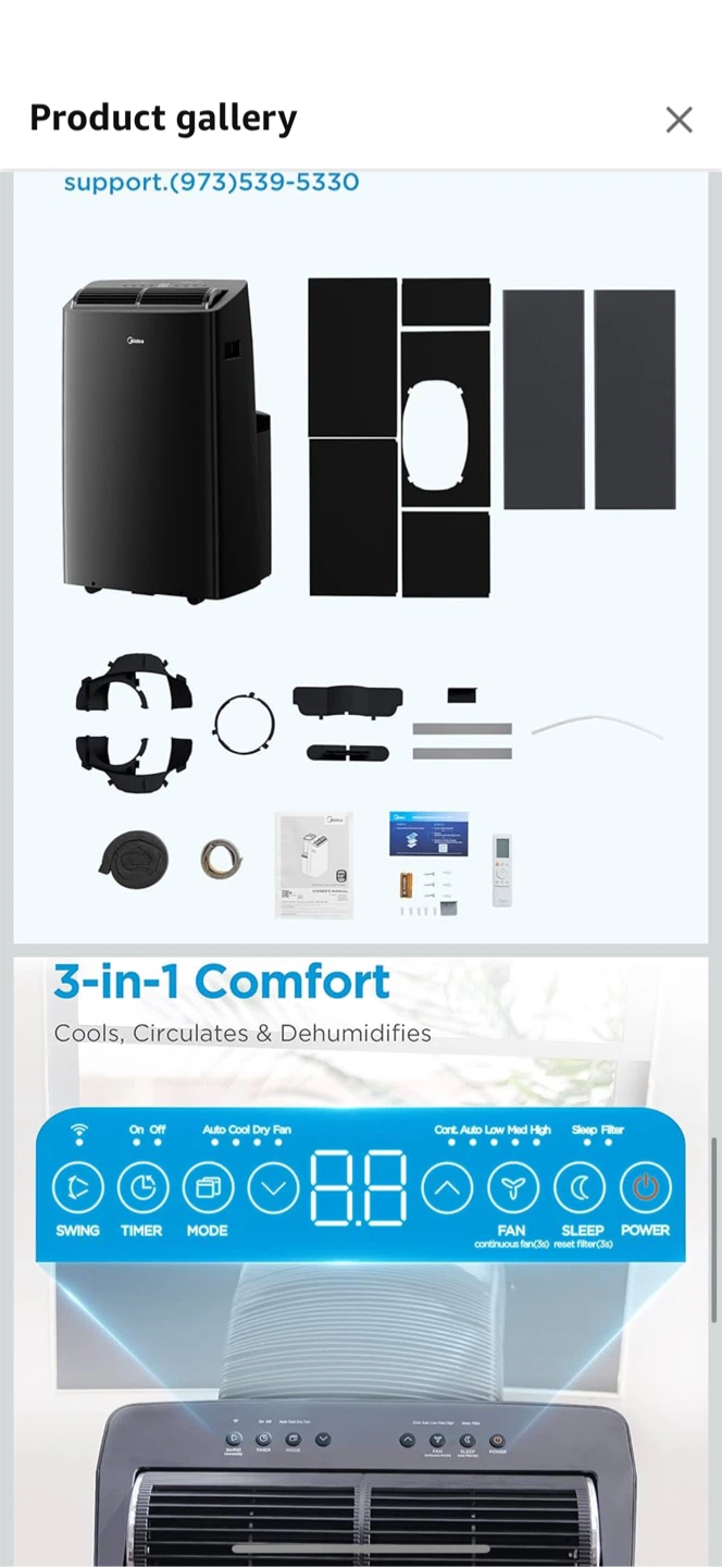 midea smart portable air conditioner - photo 2