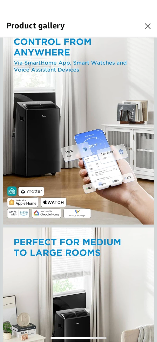 midea smart portable air conditioner - photo 4