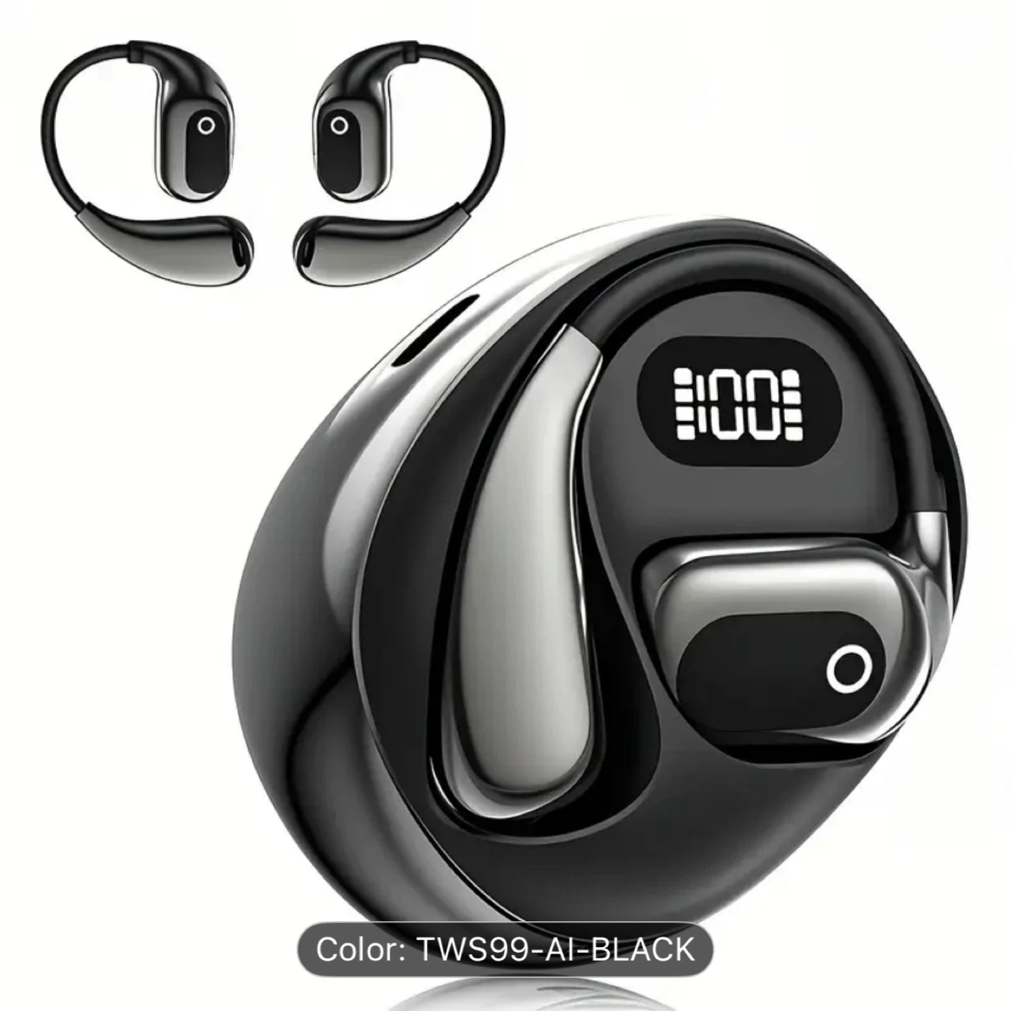 New EARDUS-XG99 Bluetooth Earphones - Black