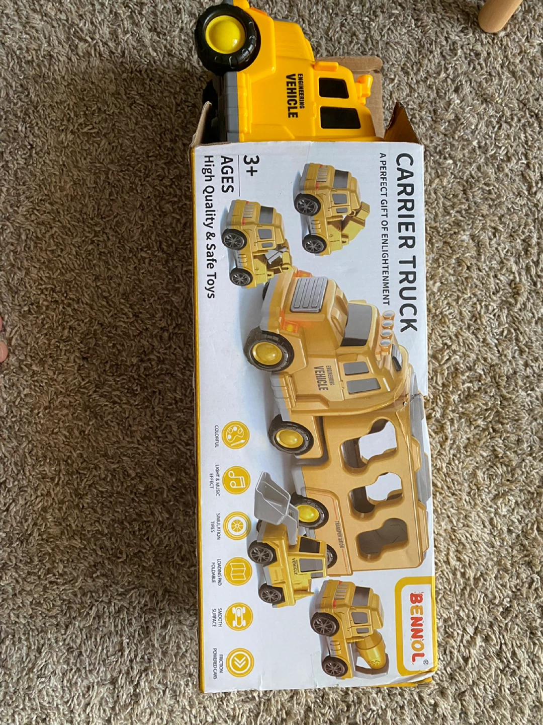 Bennol Carrier Truck Toy for Ages 3+