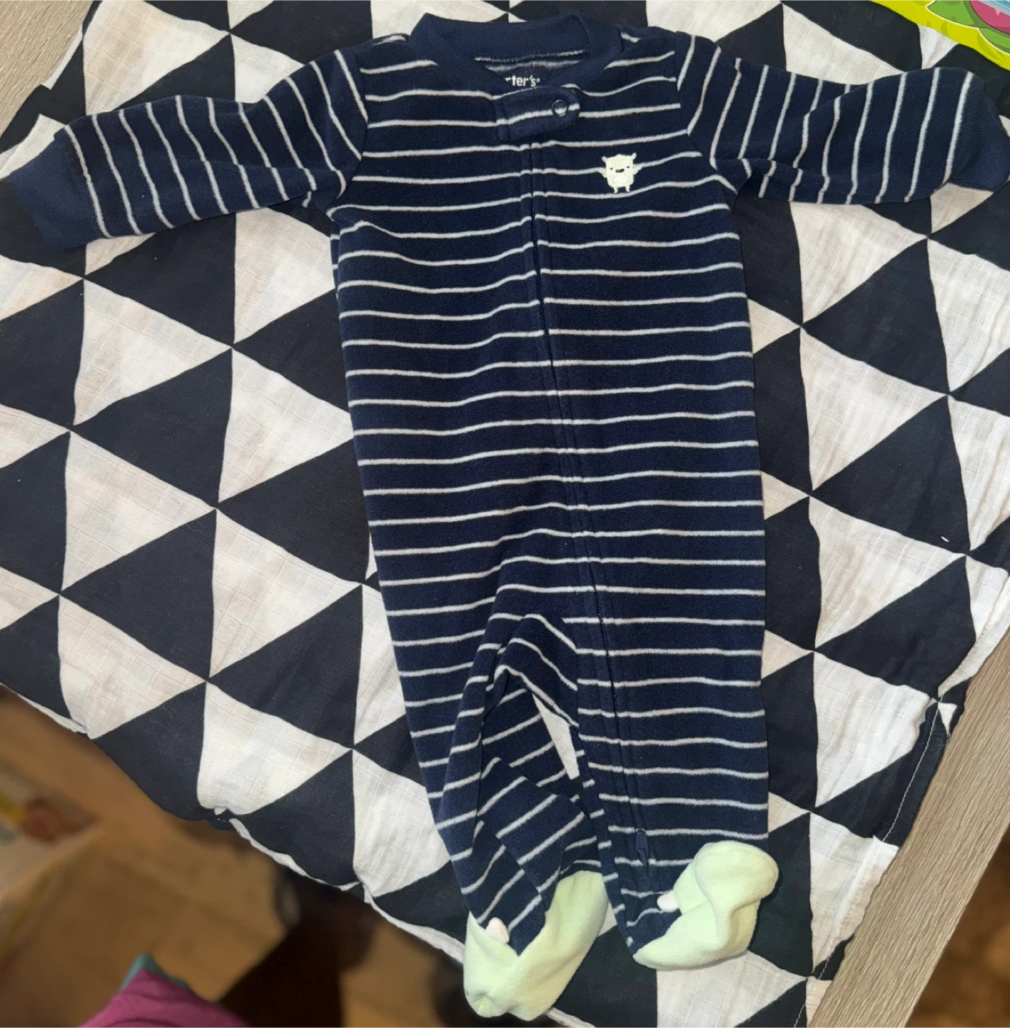 Carter's Striped Footed Pajamas