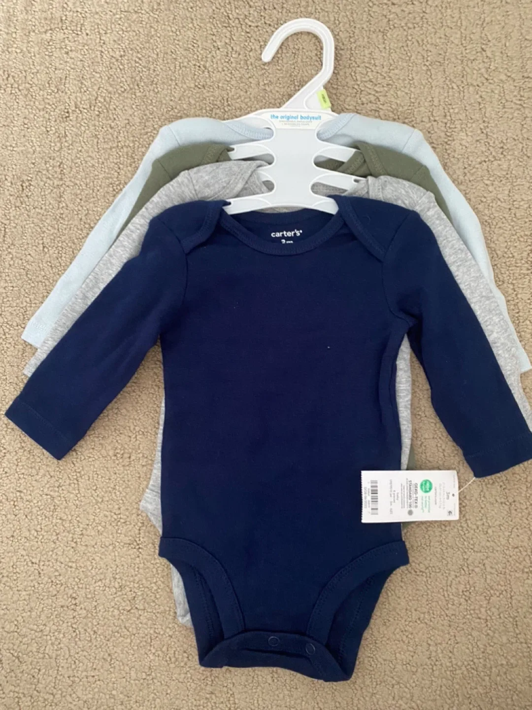 Carter's 3m Bodysuits - 4 Pack thumbnail