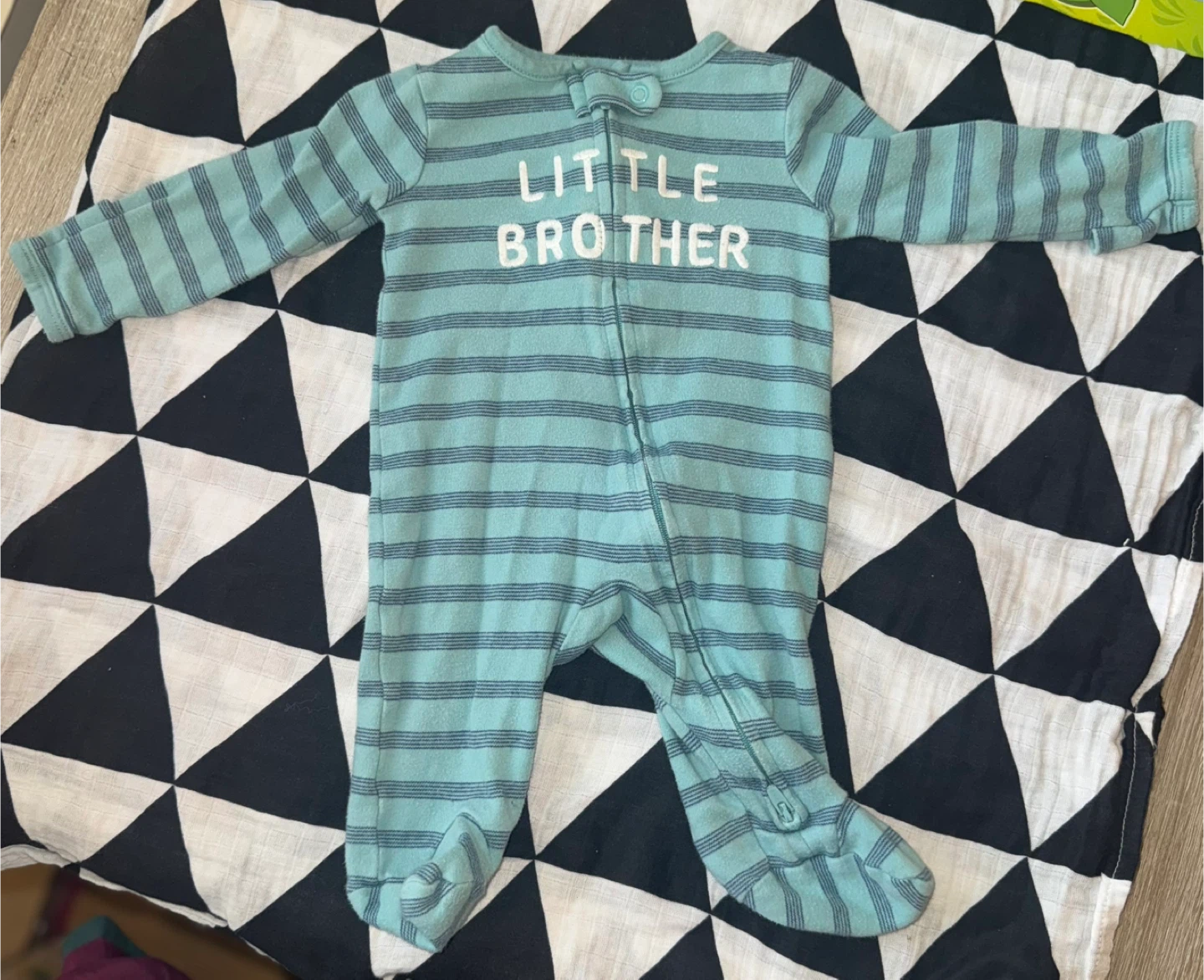 Carter's Little Brother Striped Onesie
