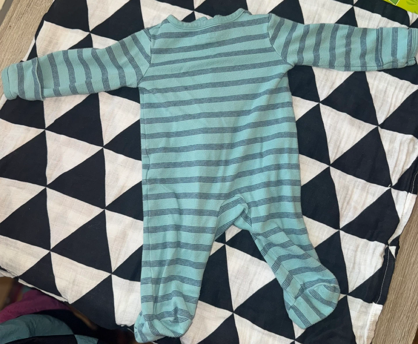 Carter's Little Brother Striped Onesie - photo 2