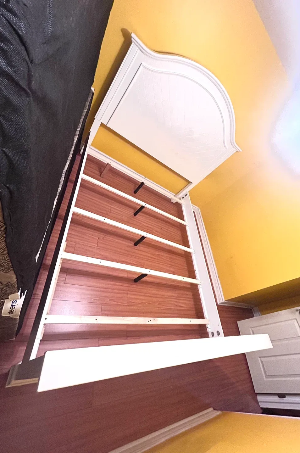 White Wooden Bed Frame image indicator(2)