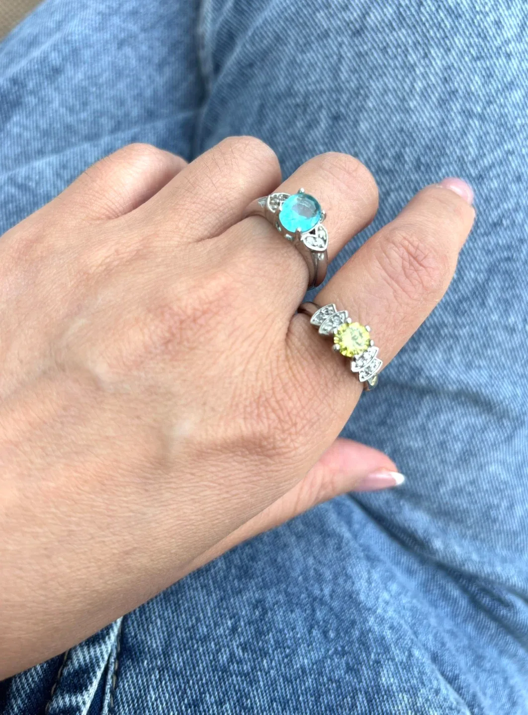 Fashion Rings, 15$ each, both for 25$.🥰 thumbnail