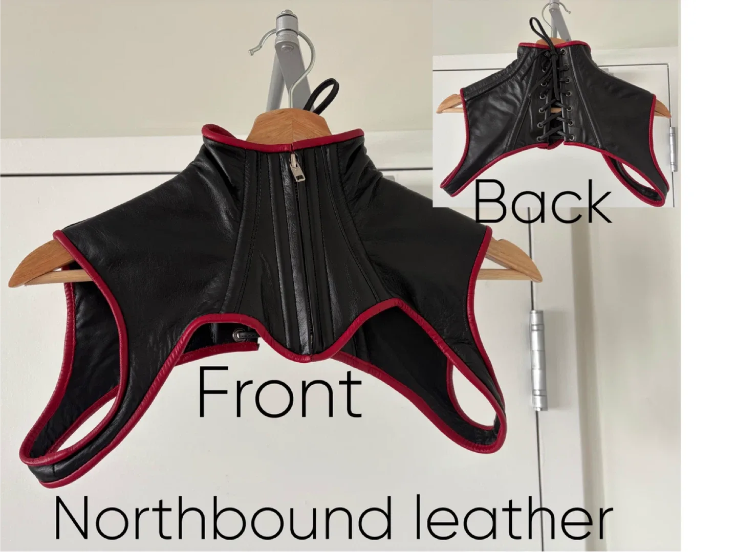 Northbound Leather Black Neck Corset thumbnail