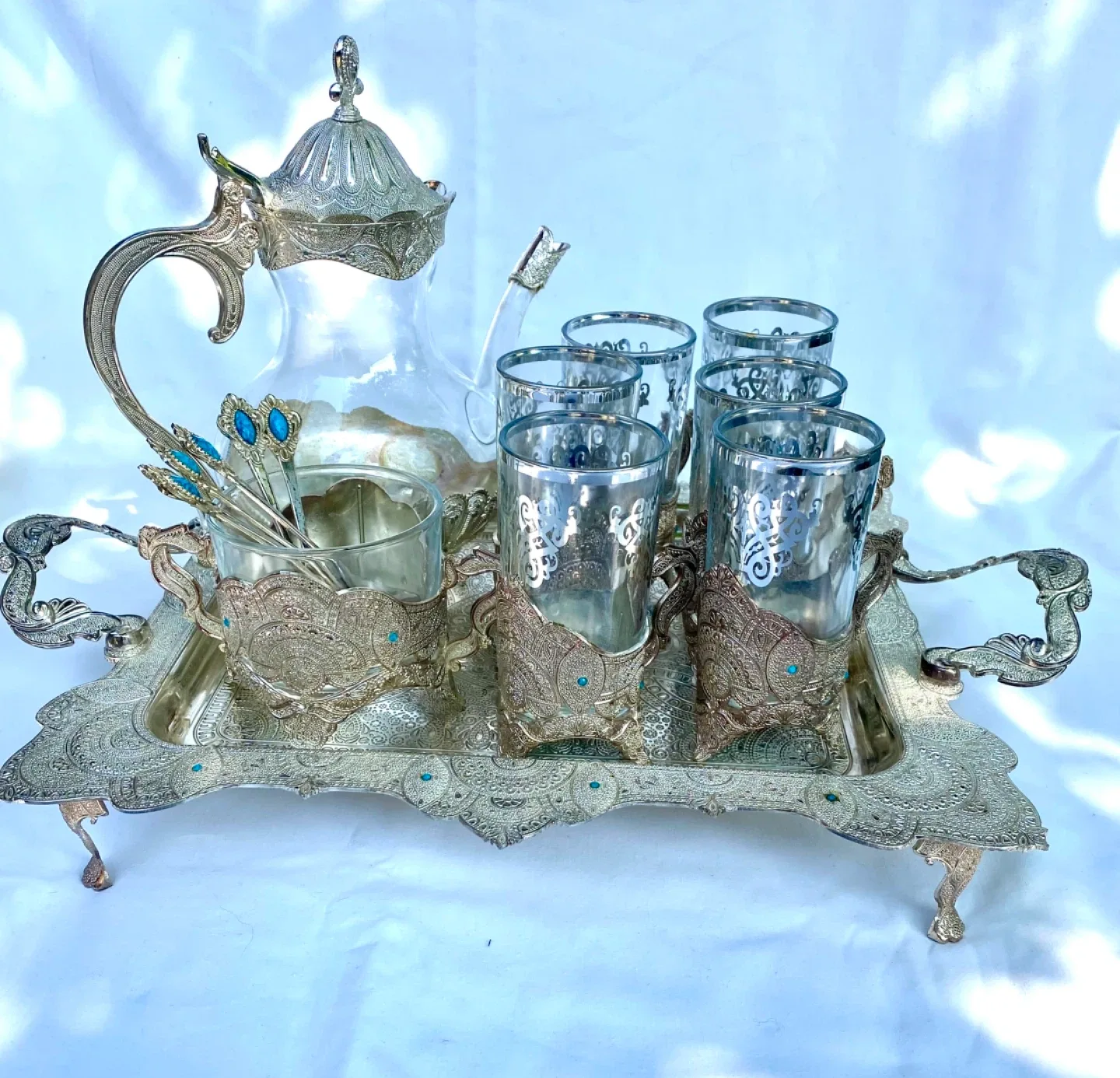Moroccan tea set thumbnail