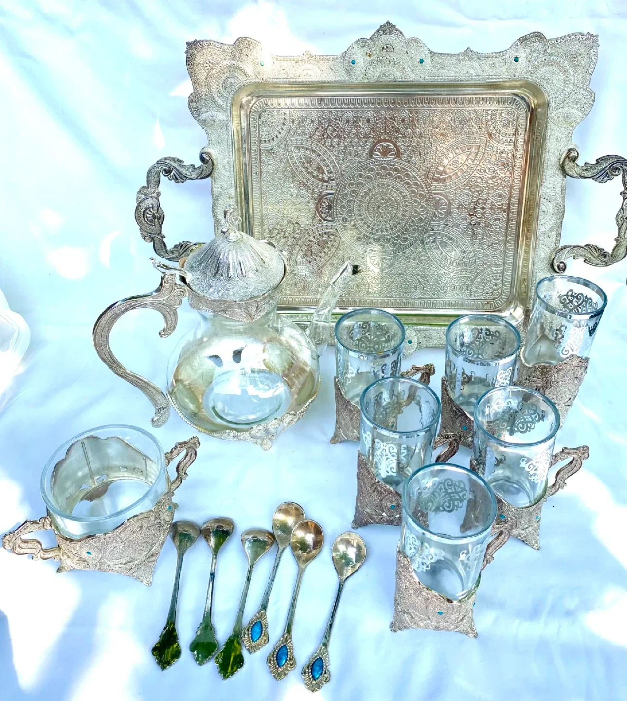 Moroccan tea set image indicator(6)