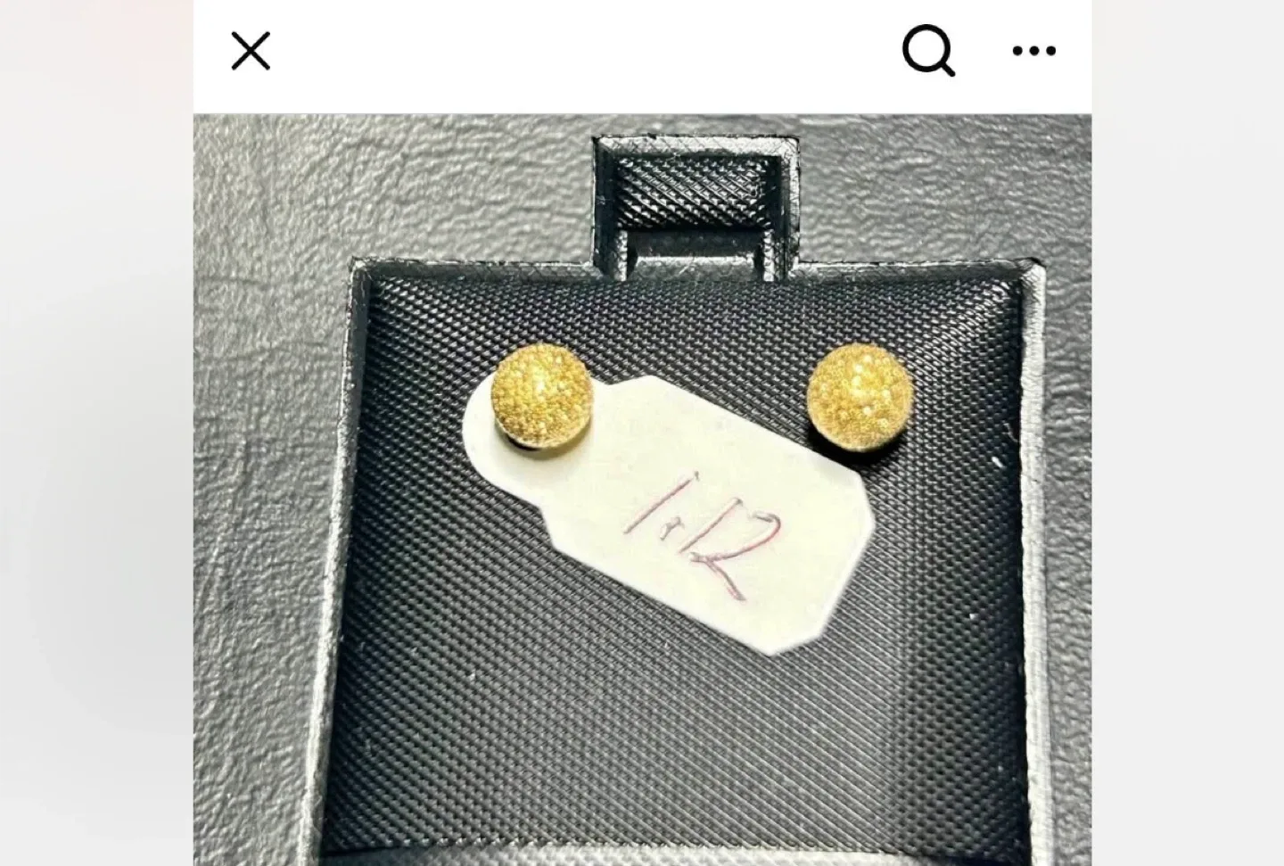 Gold Stud Earrings thumbnail