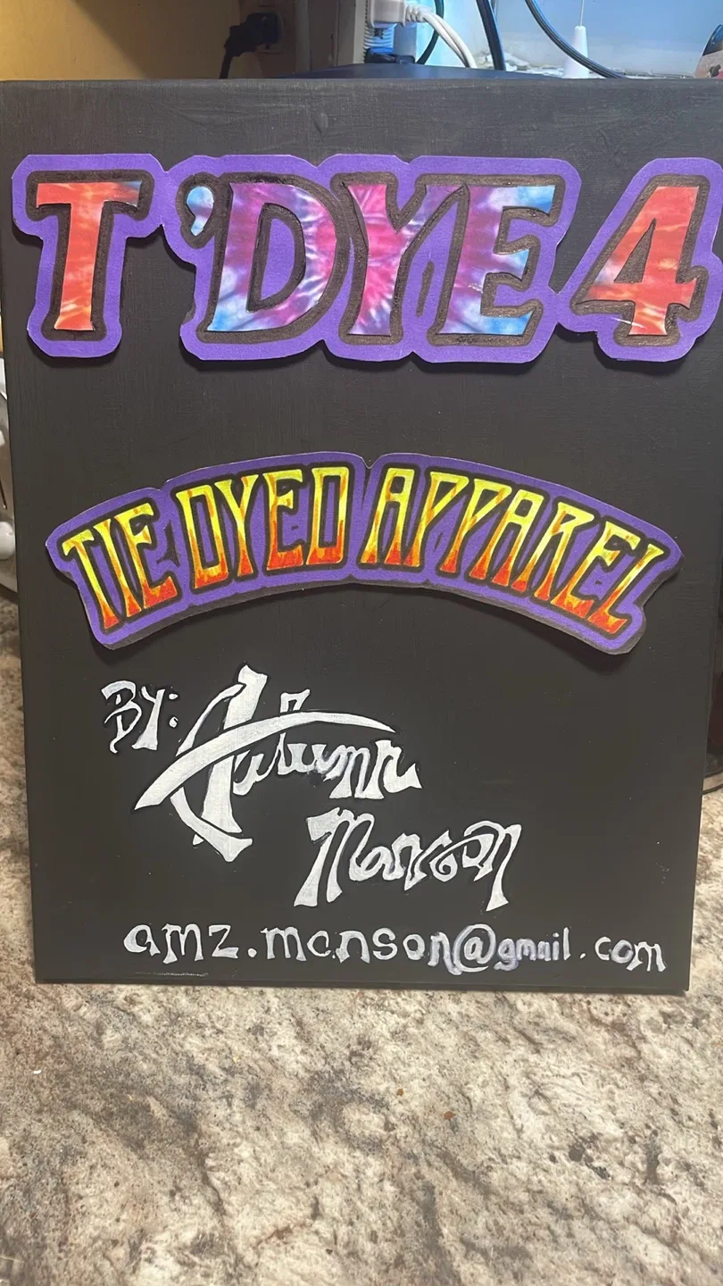 Handmade Tie Dye Rick and Morty T, Women's M size image indicator(3)