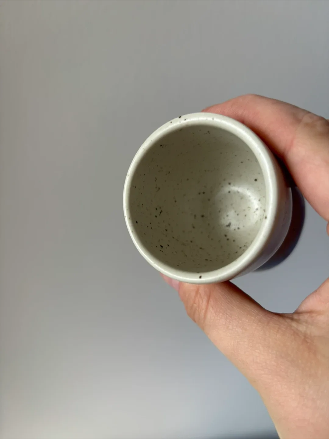 New Egg Holder Cup with speckled neutral patter, never used image indicator(2)