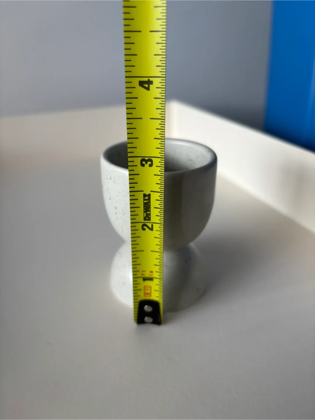 New Egg Holder Cup with speckled neutral patter, never used image indicator(5)