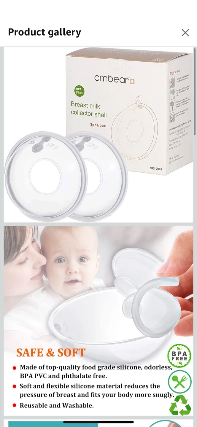 Cmbear Breast Milk Collector Shells - New