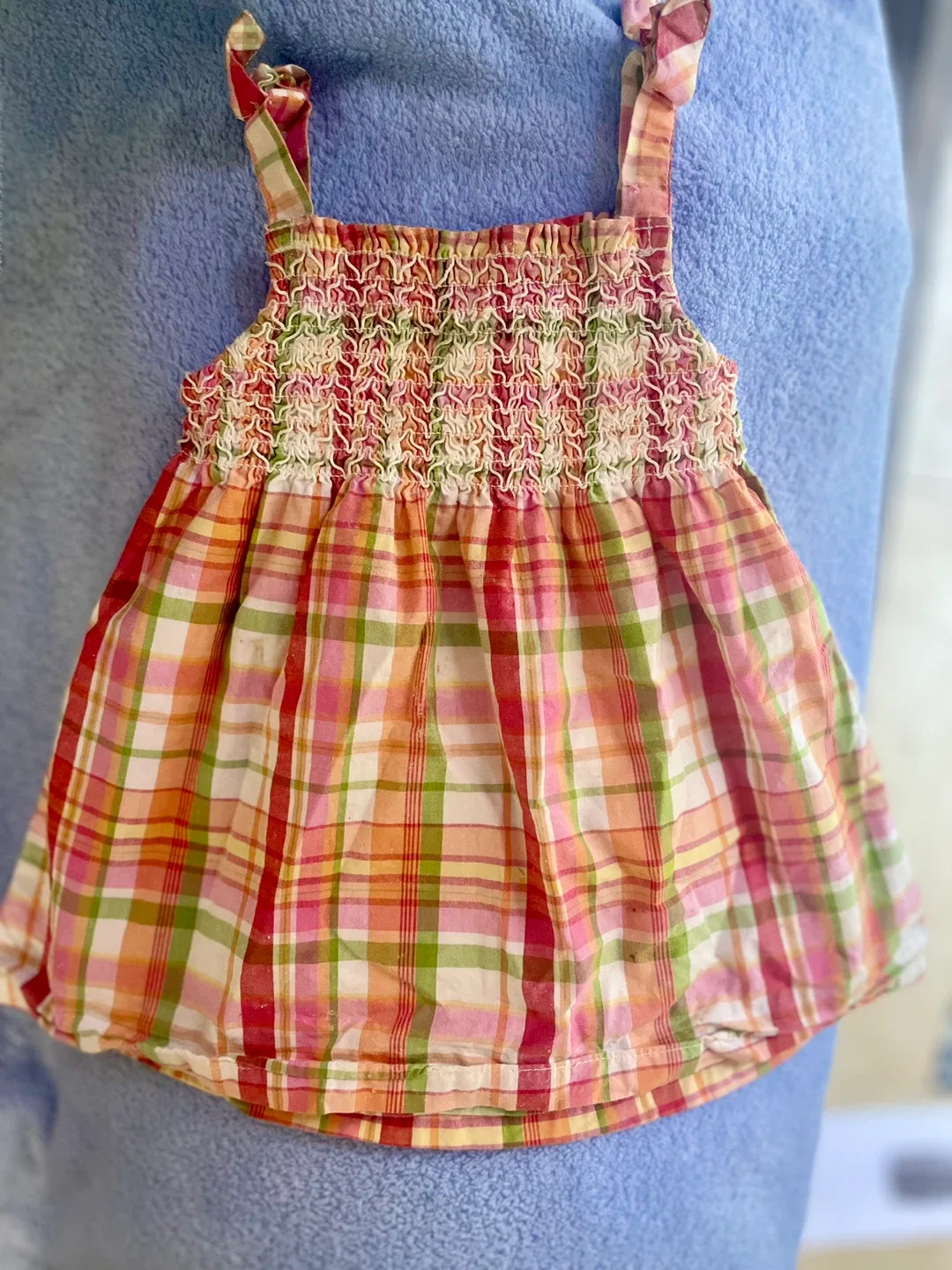 Cute Plaid Baby Sundress thumbnail