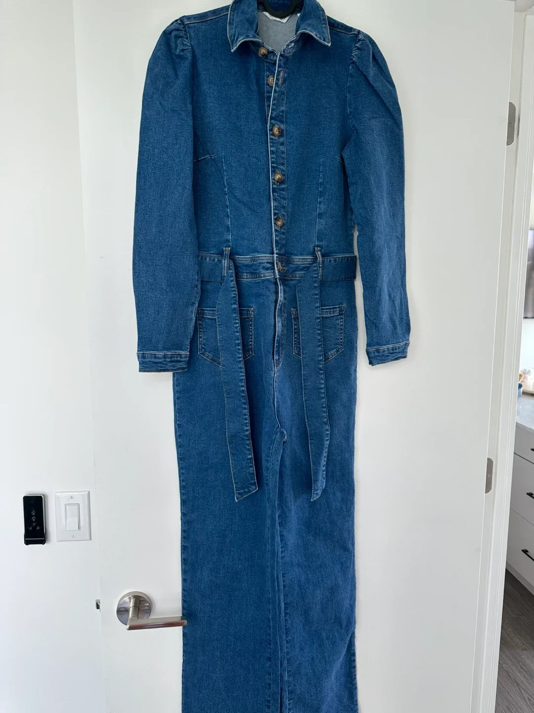 NAF NAF Paris Denim Jumpsuit - Size 38 image indicator(2)
